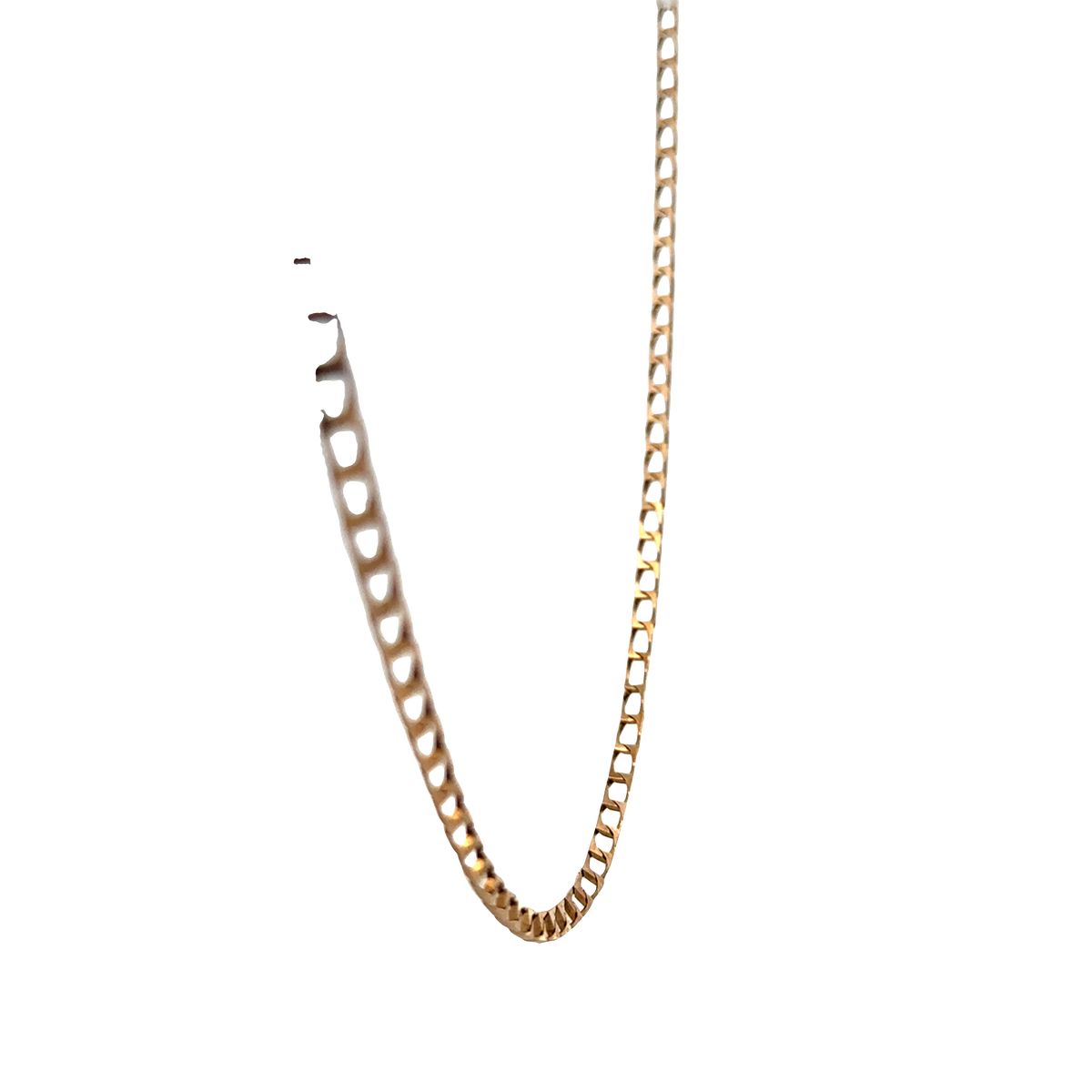 9ct yellow gold curb chain 7.5g (sh25591l)