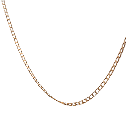 9ct yellow gold curb chain 7.5g (sh25591l)