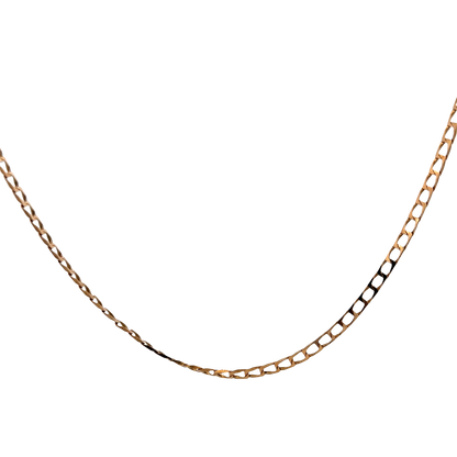 9ct yellow gold curb chain 7.5g (sh25591l)