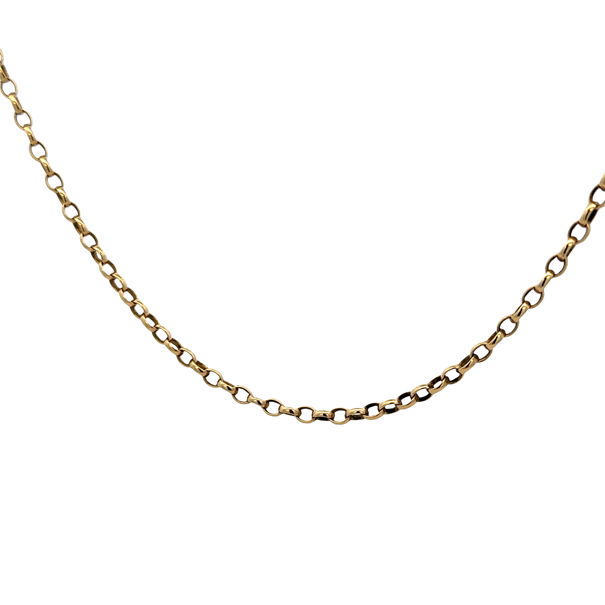 9ct yellow gold belcher chain 10.8g (sh25751l)