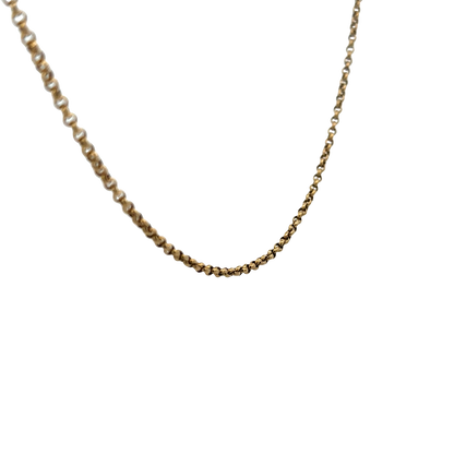 9ct yellow gold belcher chain 8.6g (sh26996b)