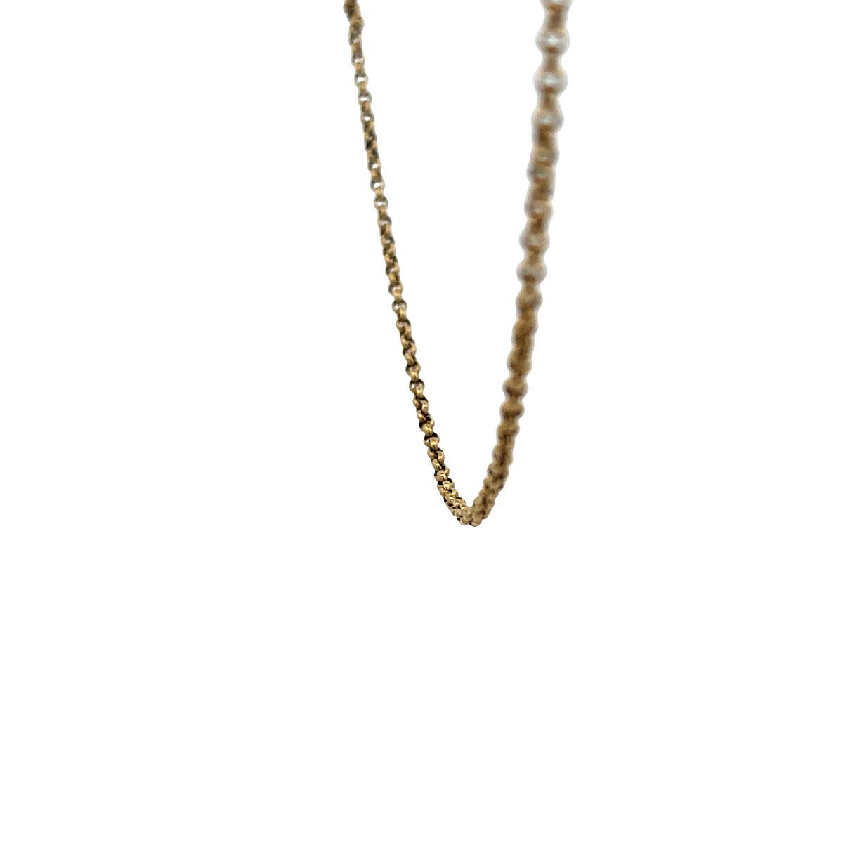 9ct yellow gold belcher chain 8.6g (sh26996b)