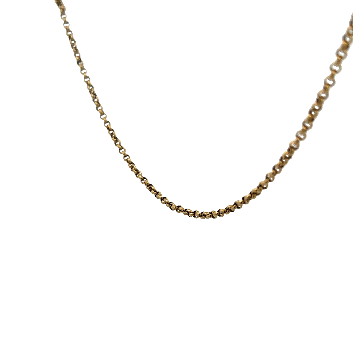 9ct yellow gold belcher chain 8.6g (sh26996b)