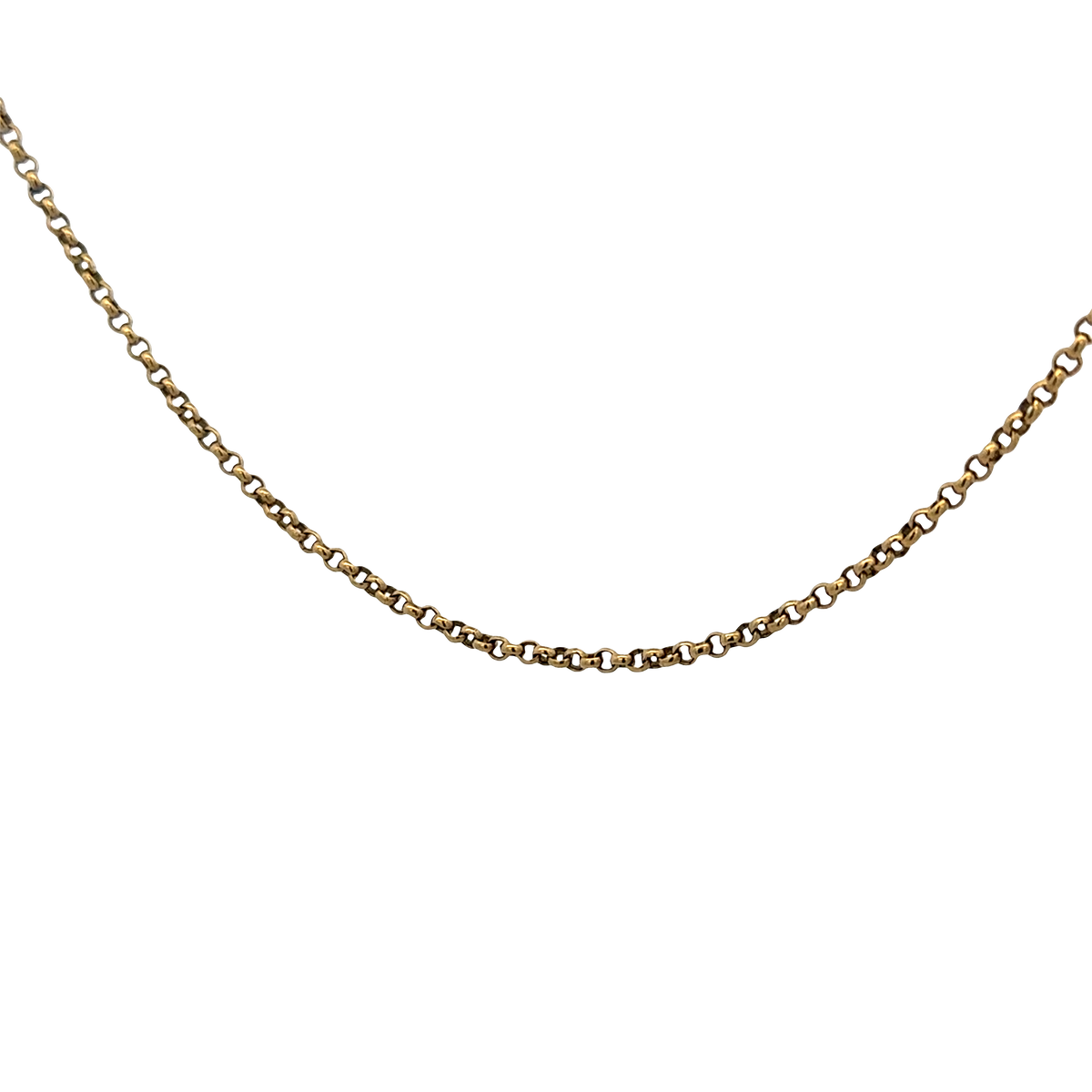 9ct yellow gold belcher chain 8.6g (sh26996b)