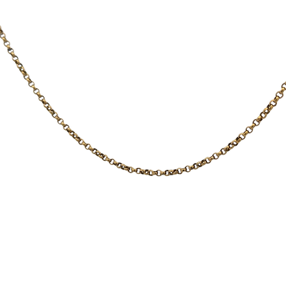 9ct yellow gold belcher chain 8.6g (sh26996b)
