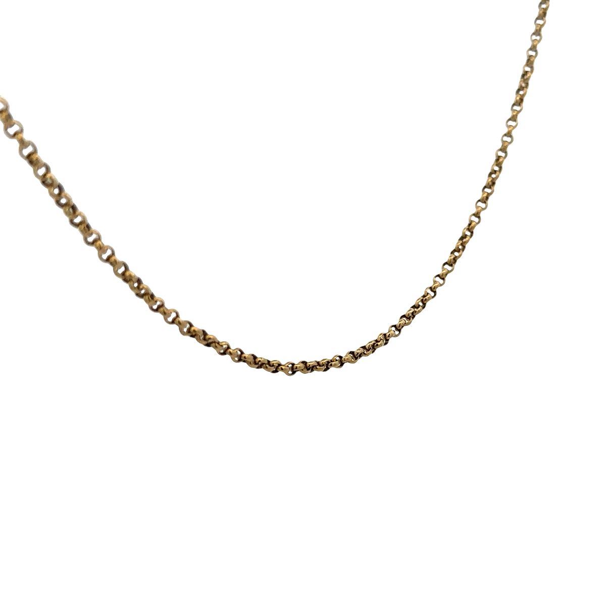9ct yellow gold belcher chain 8.6g (sh26996b)
