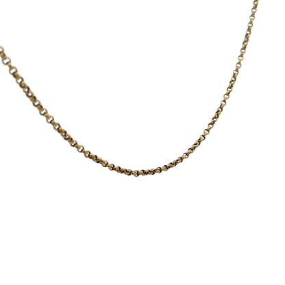 9ct yellow gold belcher chain 8.6g (sh26996b)