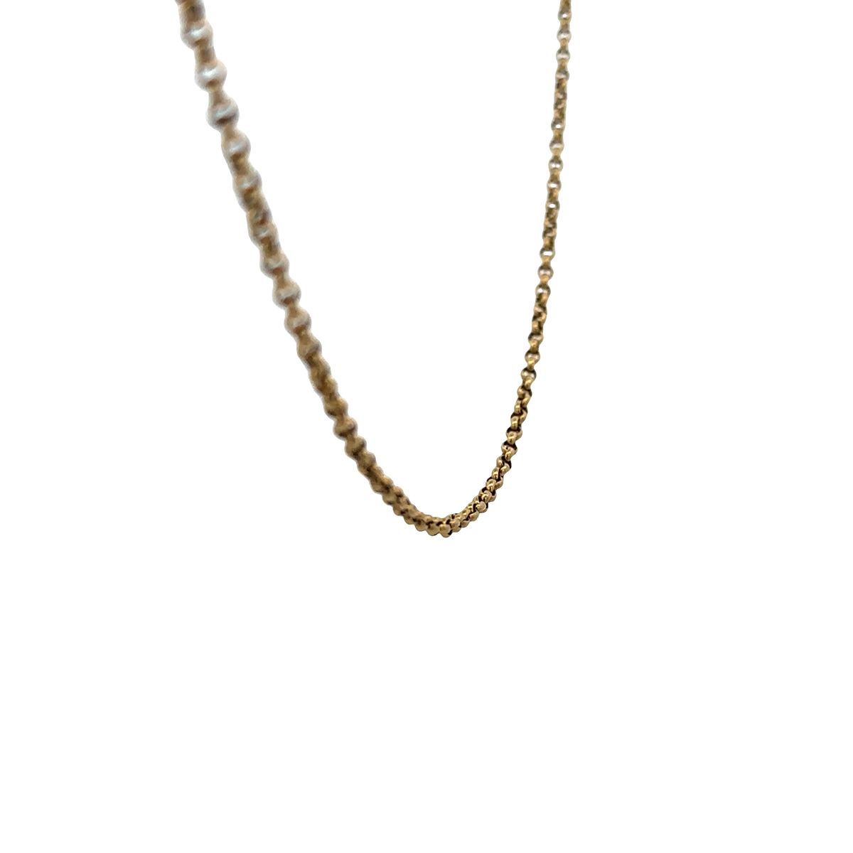 9ct yellow gold belcher chain 8.6g (sh26996b)