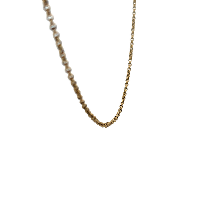 9ct yellow gold belcher chain 8.6g (sh26996b)