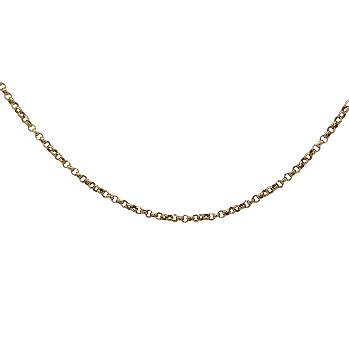 9ct yellow gold belcher chain 8.6g (sh26996b)