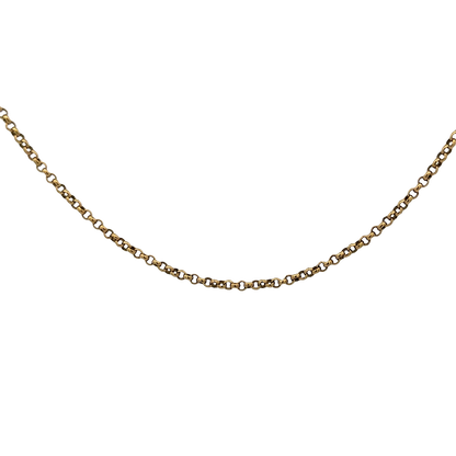 9ct yellow gold belcher chain 8.6g (sh26996b)