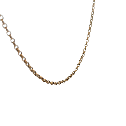 9ct yellow gold belcher chain 5.2g (sh26877b)