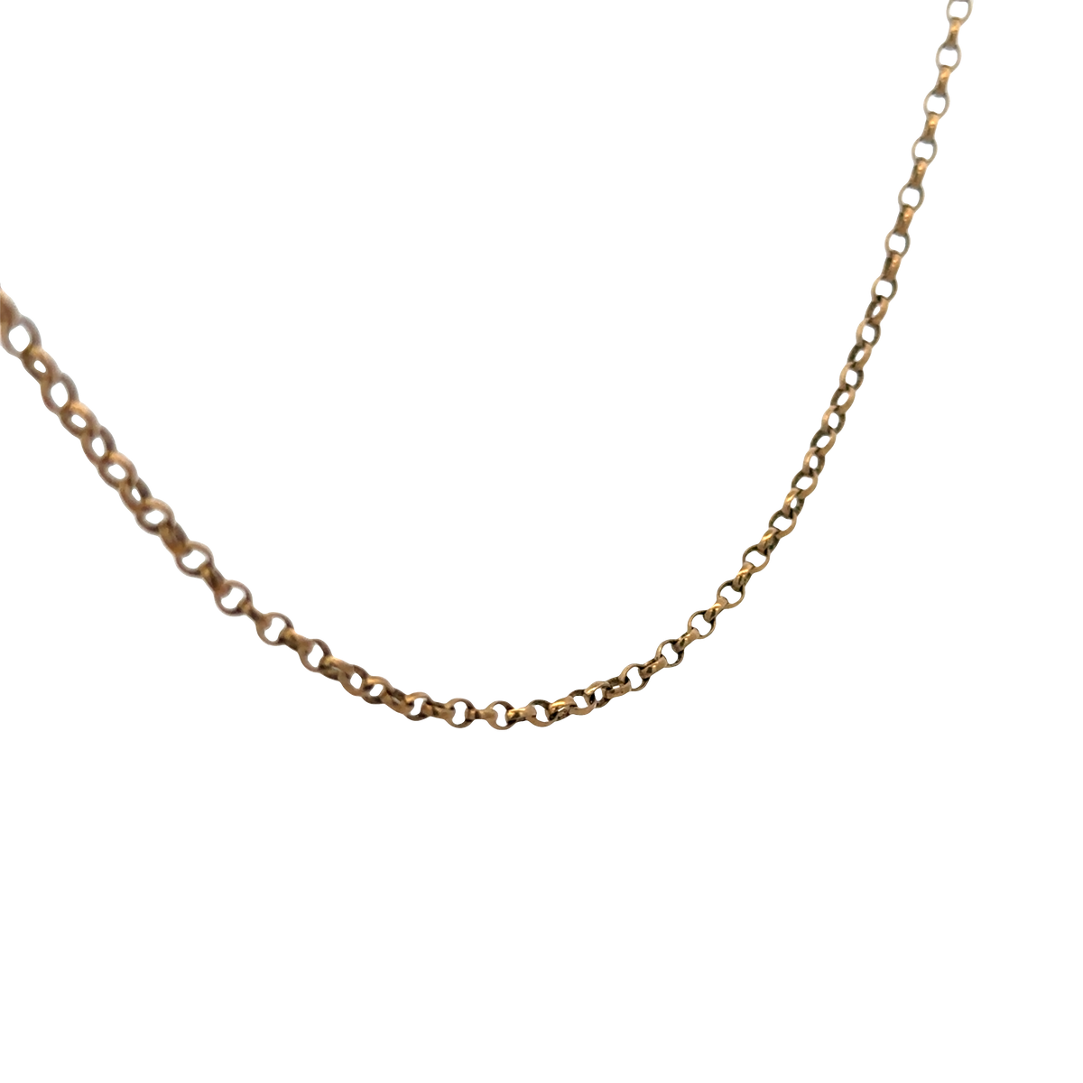 9ct yellow gold belcher chain 5.2g (sh26877b)