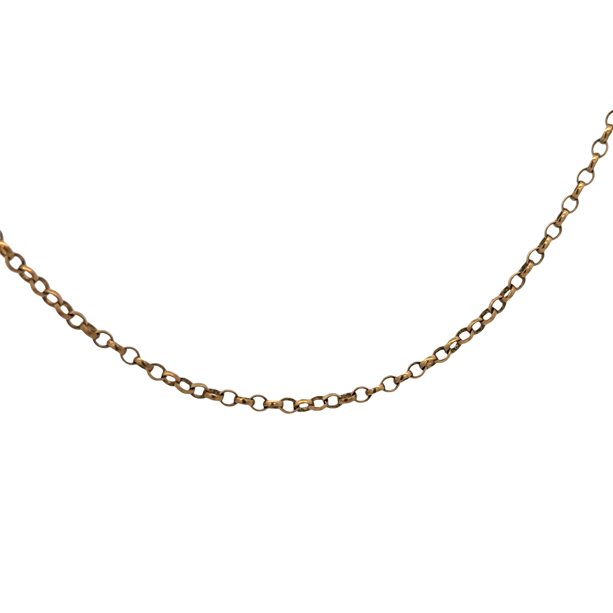 9ct yellow gold belcher chain 5.2g (sh26877b)