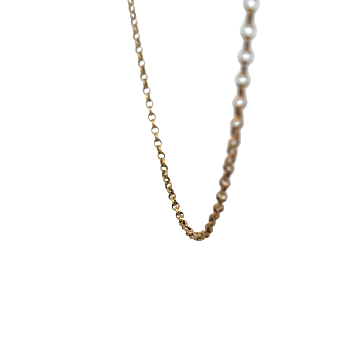 9ct yellow gold belcher chain 5.2g (sh26877b)