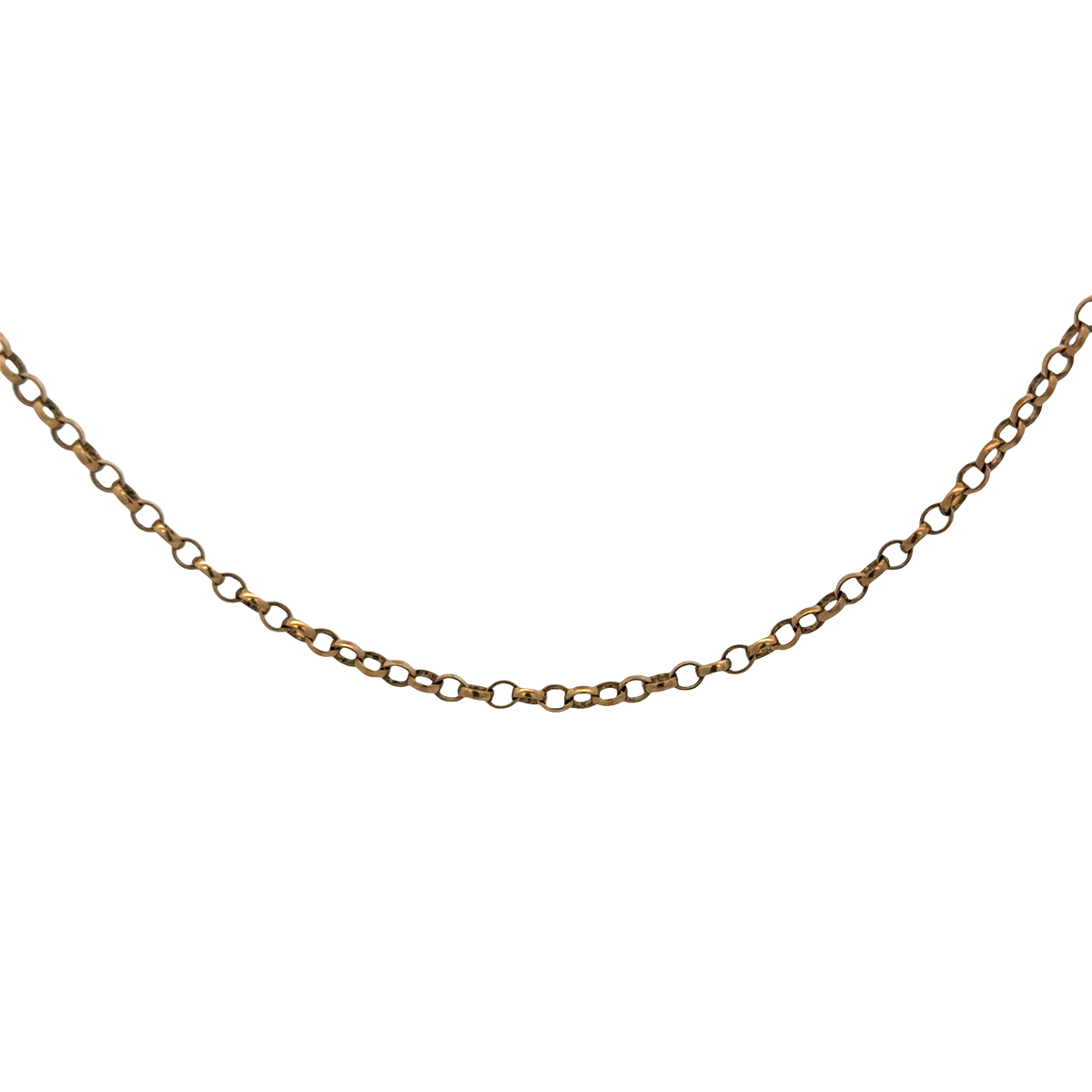 9ct yellow gold belcher chain 5.2g (sh26877b)