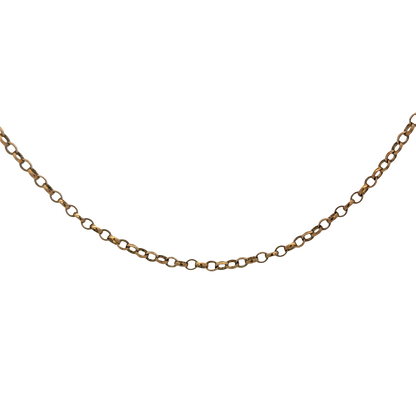 9ct yellow gold belcher chain 5.2g (sh26877b)