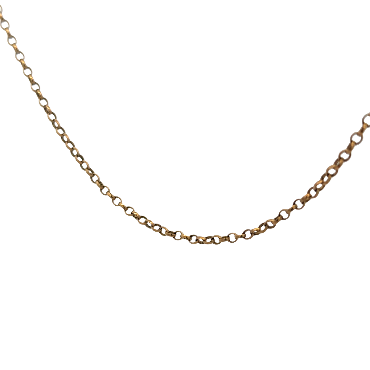 9ct yellow gold belcher chain 5.2g (sh26877b)
