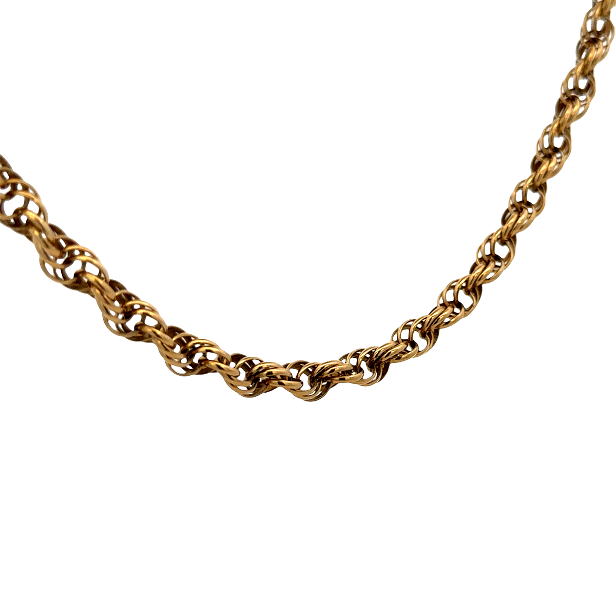 9ct yellow gold chain 29.2g (sh27738b)