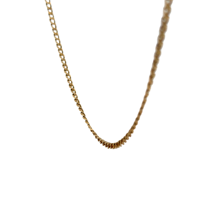 9ct yellow gold curb chain 6.9g (sh27593b)