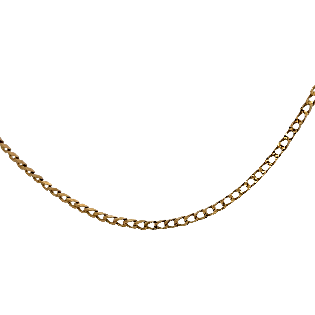 9ct yellow gold curb chain 6.9g (sh27593b)
