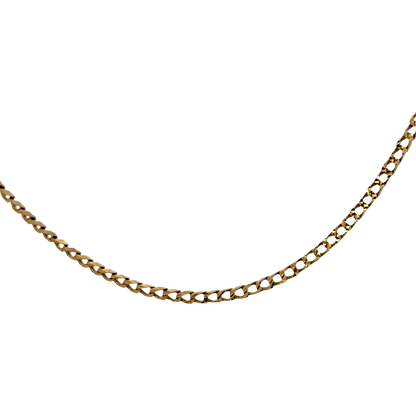 9ct yellow gold curb chain 6.9g (sh27593b)