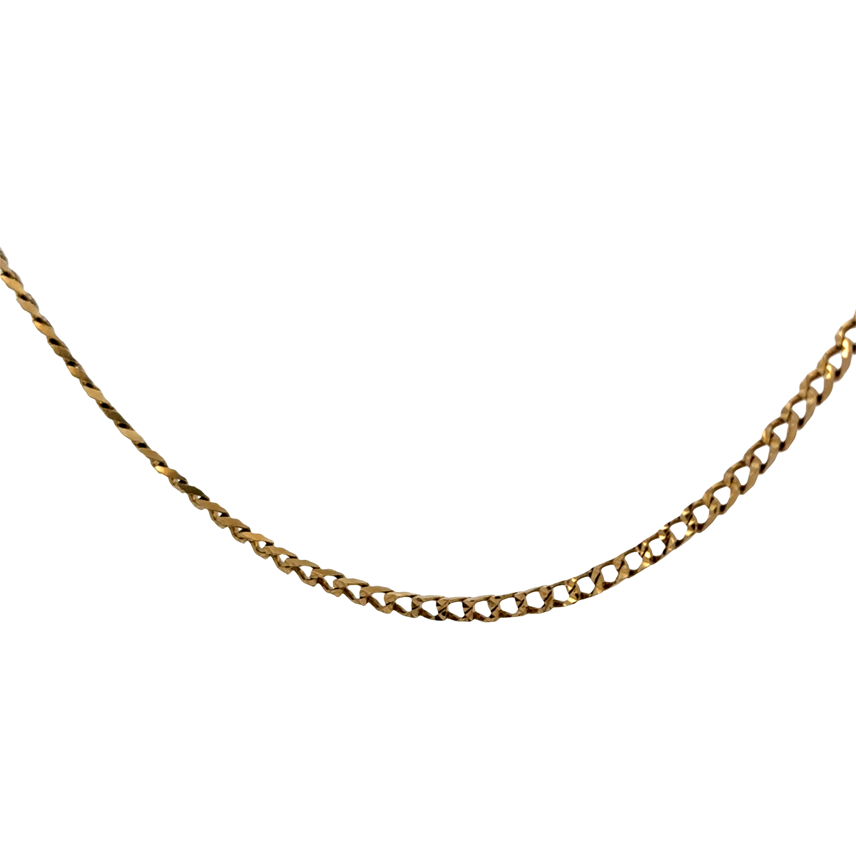 9ct yellow gold curb chain 6.9g (sh27593b)