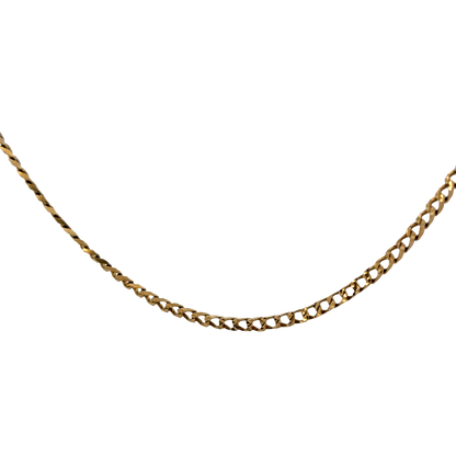9ct yellow gold curb chain 6.9g (sh27593b)
