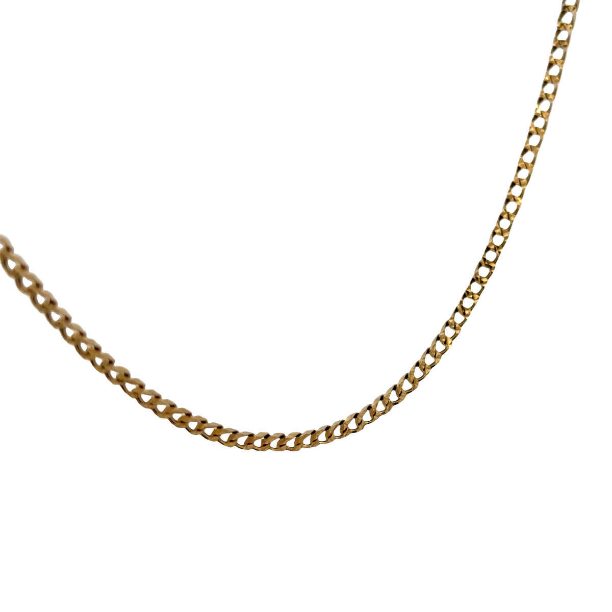 9ct yellow gold curb chain 6.9g (sh27593b)