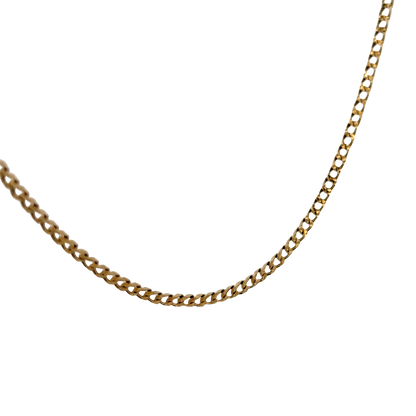 9ct yellow gold curb chain 6.9g (sh27593b)