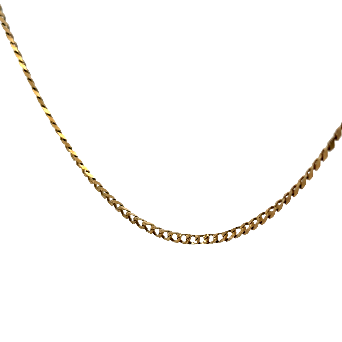 9ct yellow gold curb chain 6.9g (sh27593b)