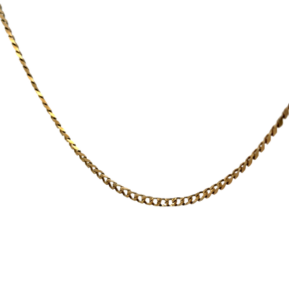 9ct yellow gold curb chain 6.9g (sh27593b)