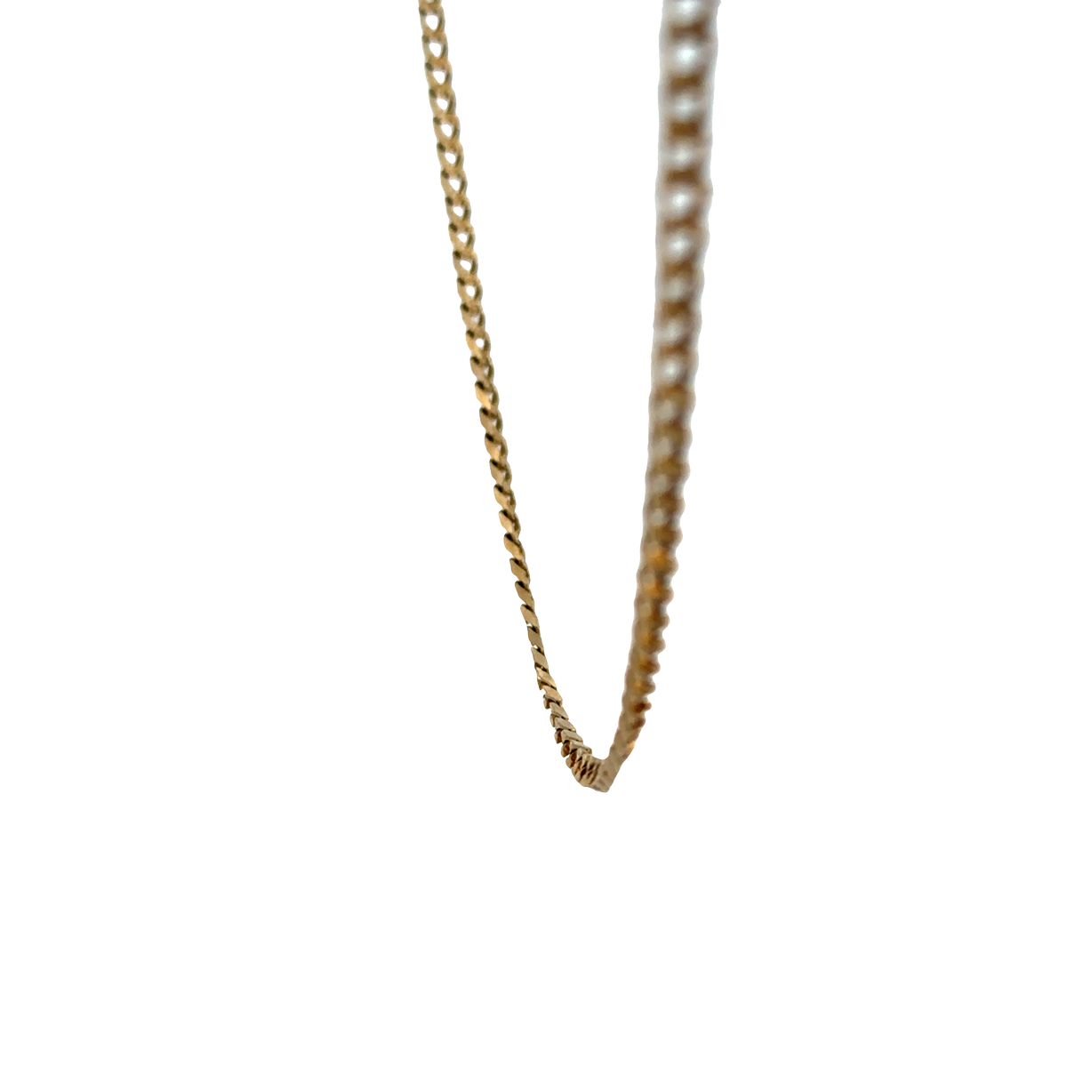 9ct yellow gold curb chain 6.9g (sh27593b)