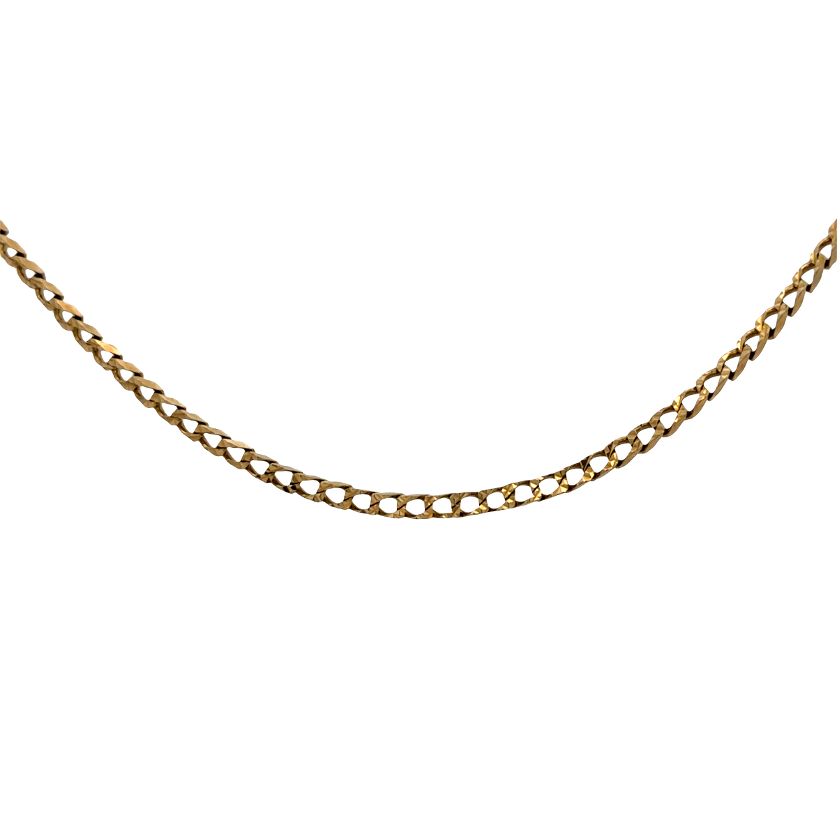 9ct yellow gold curb chain 6.9g (sh27593b)