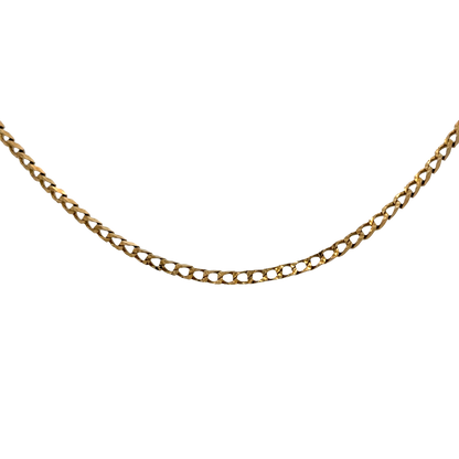 9ct yellow gold curb chain 6.9g (sh27593b)