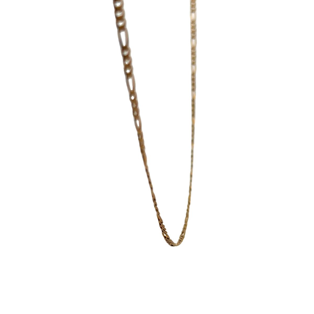 9ct yellow gold figaro chain 3.7g (sh26346b)