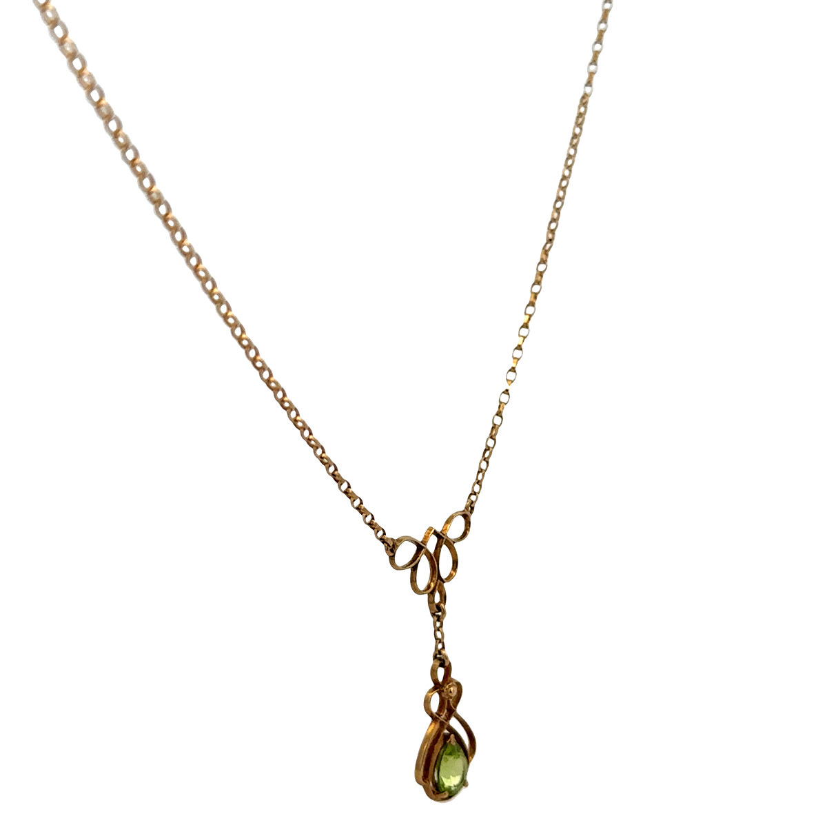 9ct yellow gold necklace 3.1g (sh26332b)