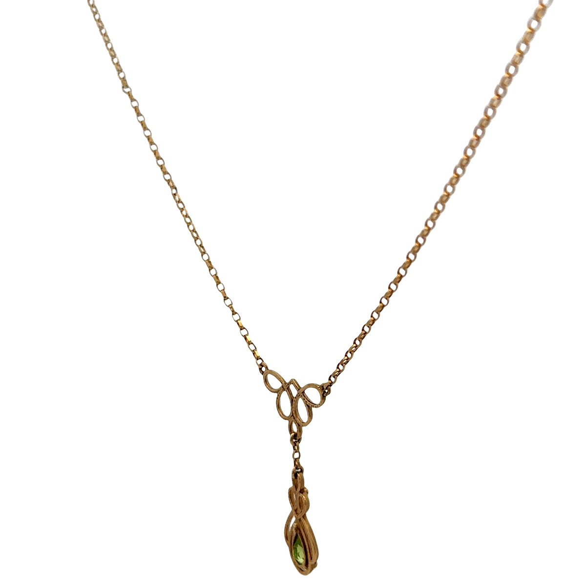 9ct yellow gold necklace 3.1g (sh26332b)
