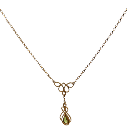 9ct yellow gold necklace 3.1g (sh26332b)