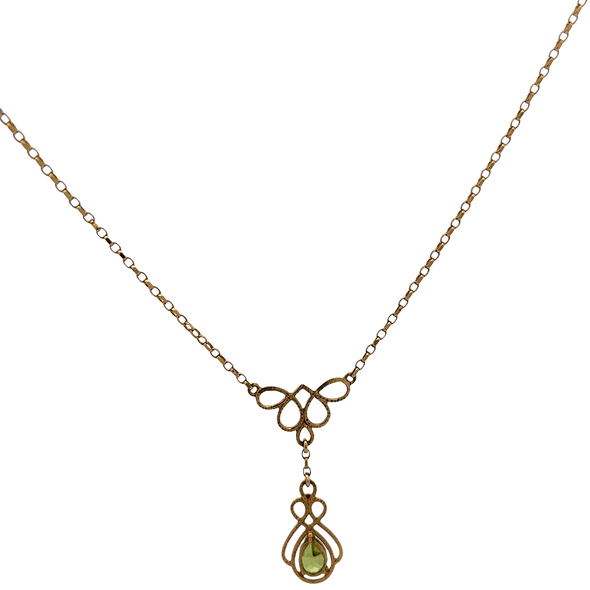9ct yellow gold necklace 3.1g (sh26332b)
