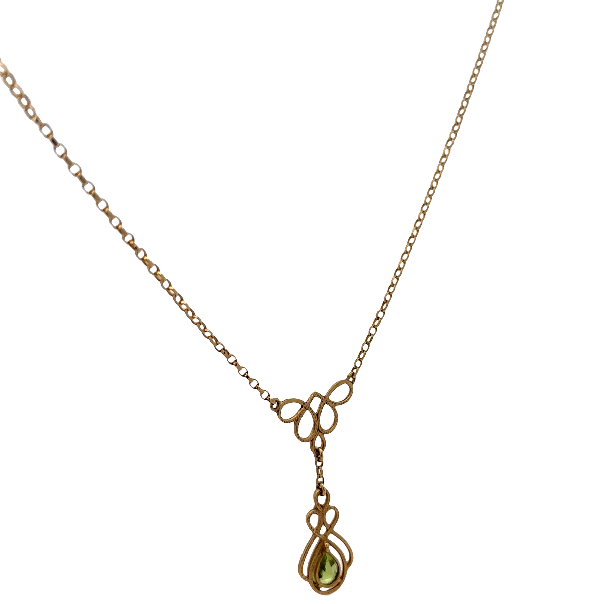 9ct yellow gold necklace 3.1g (sh26332b)