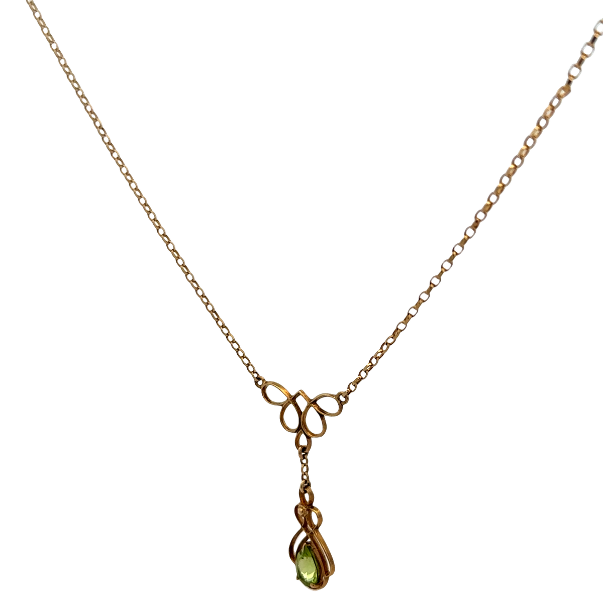 9ct yellow gold necklace 3.1g (sh26332b)