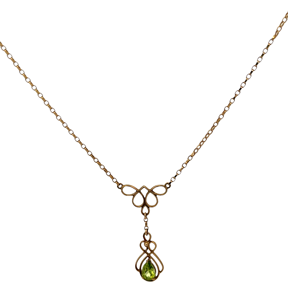9ct yellow gold necklace 3.1g (sh26332b)