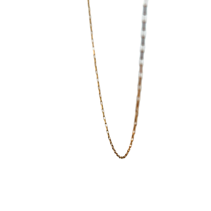9ct yellow gold chain 1.2g (sh27660b)
