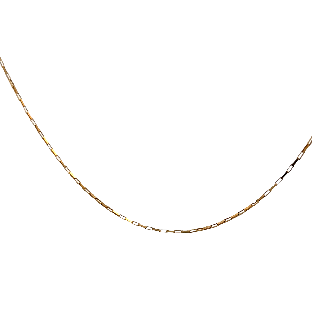 9ct yellow gold chain 1.2g (sh27660b)