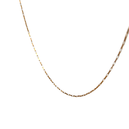 9ct yellow gold chain 1.2g (sh27660b)