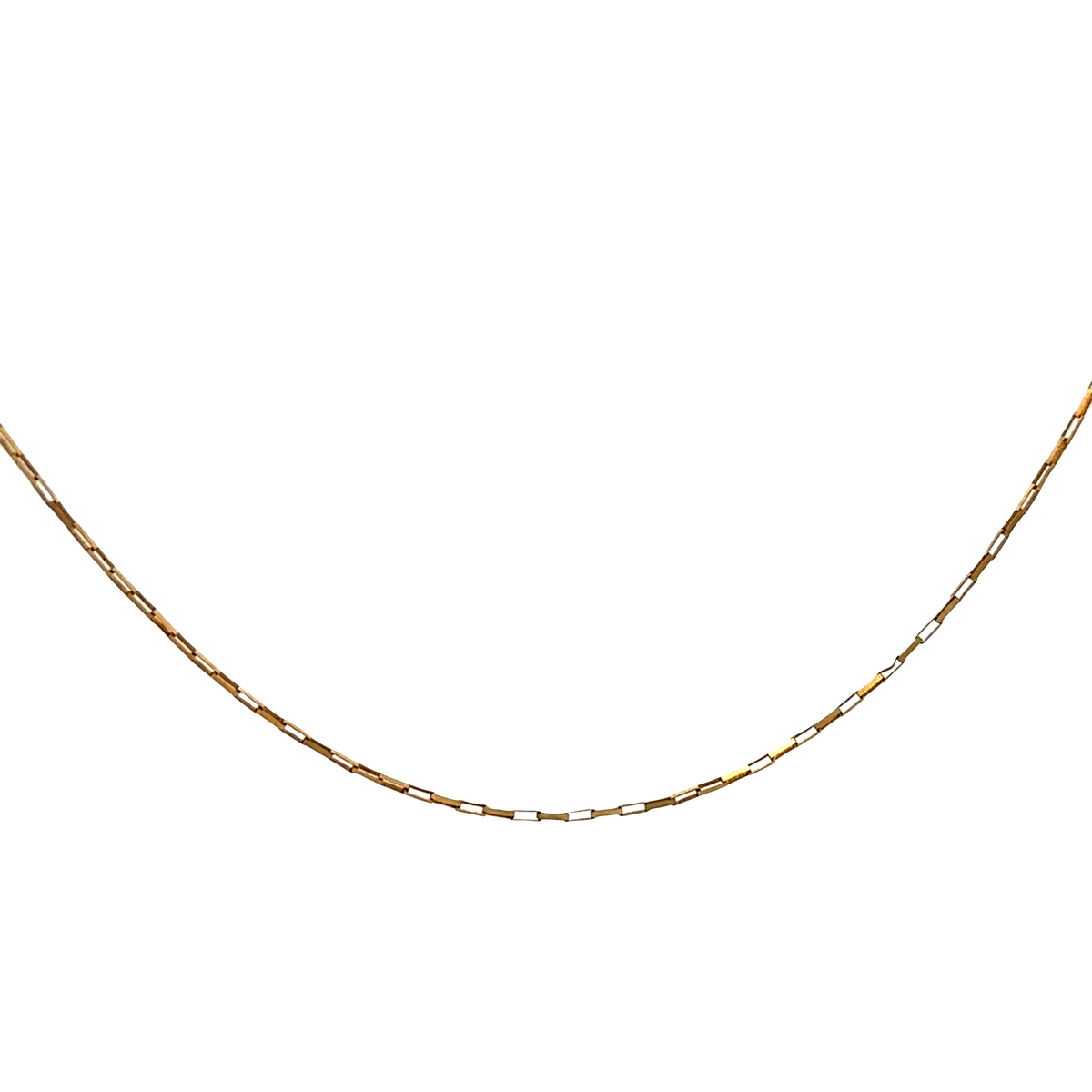 9ct yellow gold chain 1.2g (sh27660b)