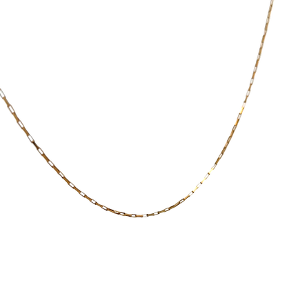 9ct yellow gold chain 1.2g (sh27660b)
