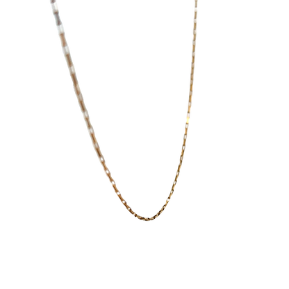 9ct yellow gold chain 1.2g (sh27660b)