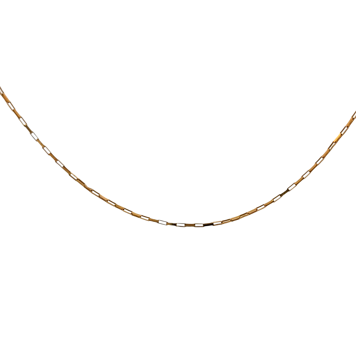 9ct yellow gold chain 1.2g (sh27660b)